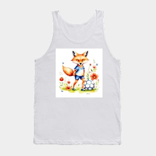 Foxie Fox The Soccer Player Tank Top
